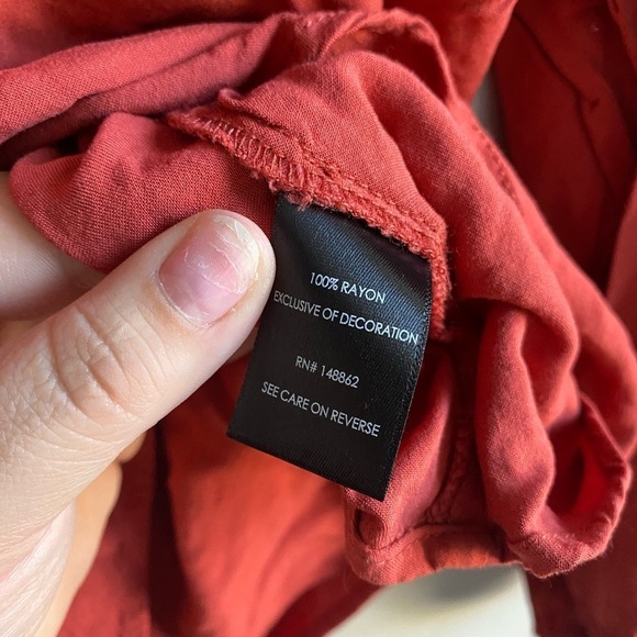 Torrid - Copper Challis Beaded Top - Picture 10 of 11